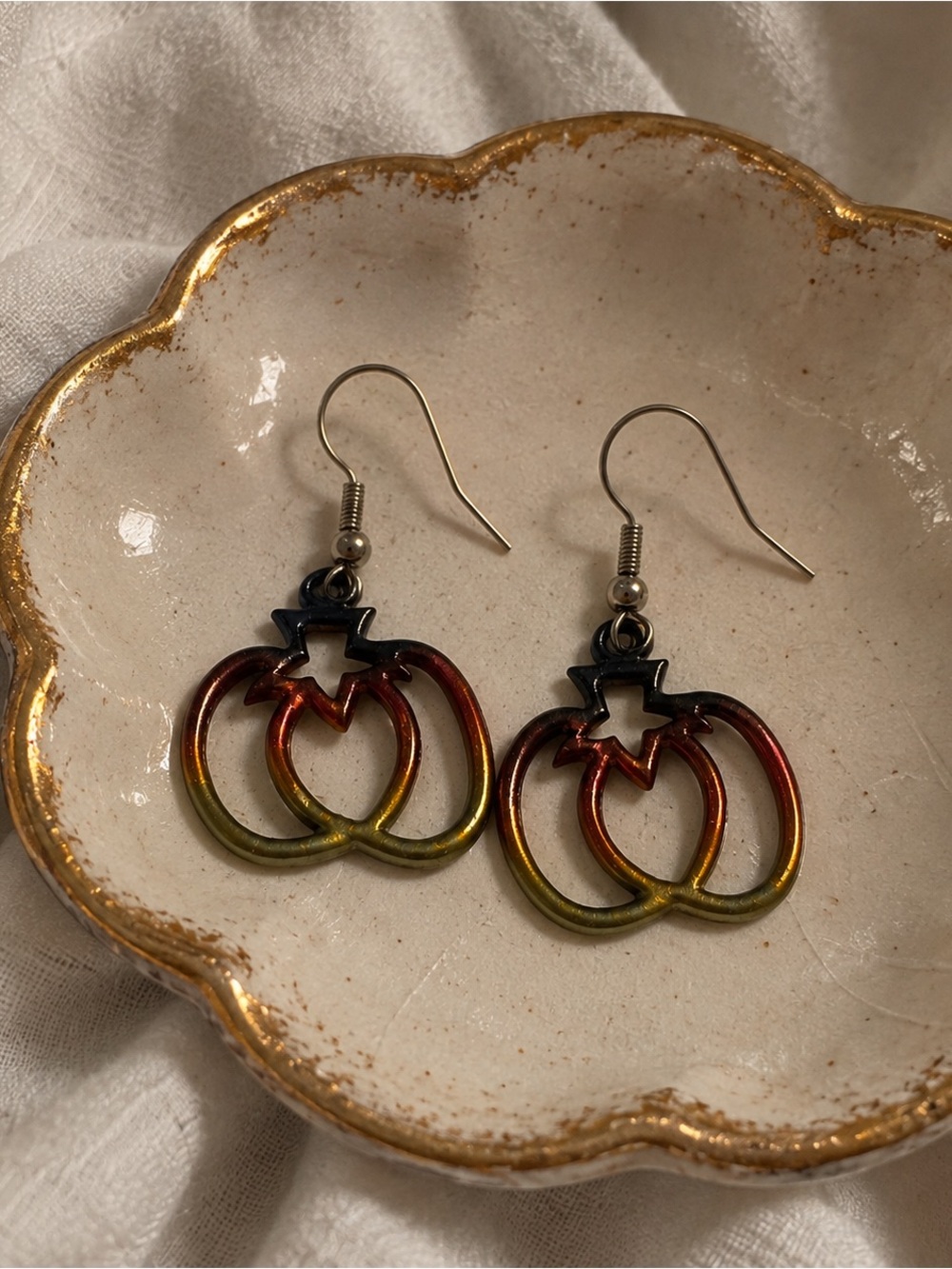 Pumpkin earrings